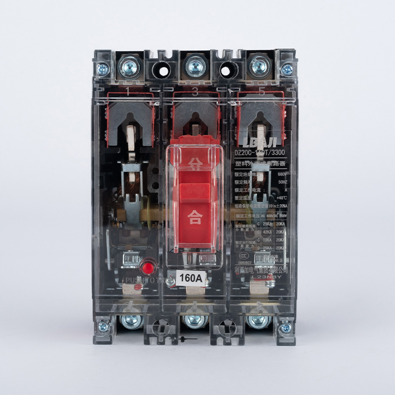 DZ20C-160T-330 transparent plastic-case circuit breaker