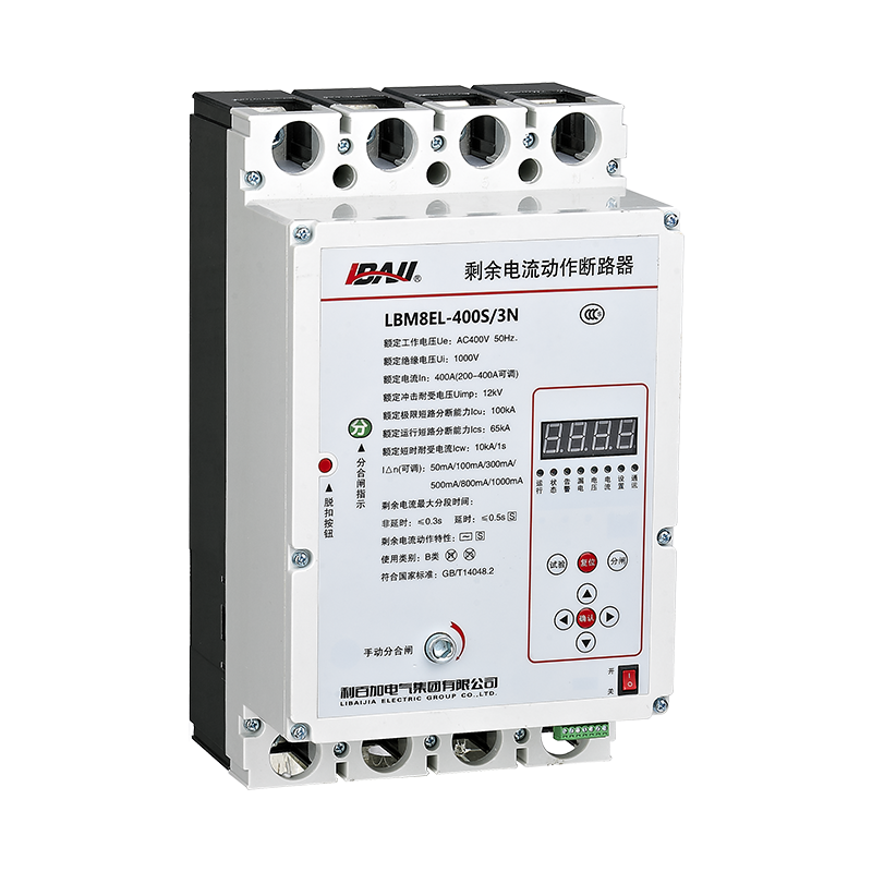 LBM8EL-400S/3N Residual current Operating circuit breaker