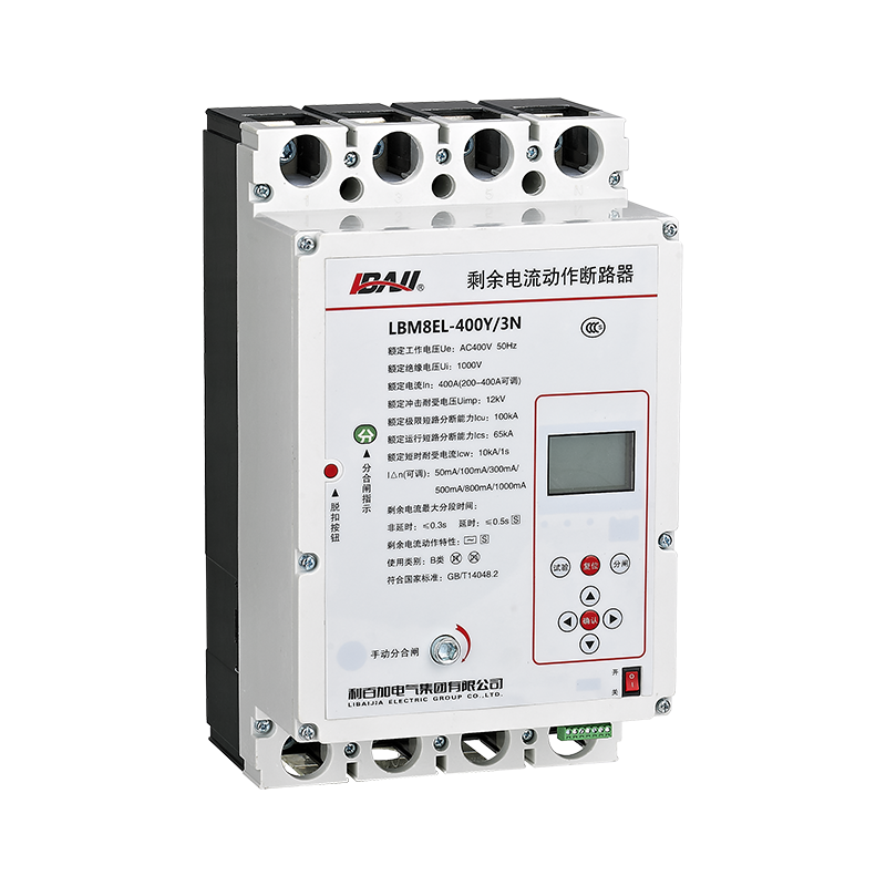 LBM8EL-400Y/3N Residual current Operating circuit breaker